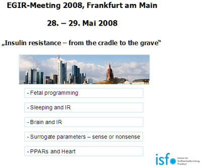 EGIR-Meeting 2008, Frankfurt am Main